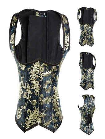 Sexy Floral Print Top Quality Fancy Underbust M1283