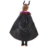 Cosplay Evil Queen Disfraces Halloween Witch Gown Girls Dress Kids Costume M40769