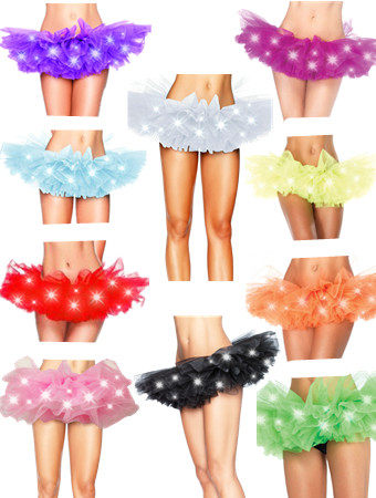 Colorful Light Up TUTU Dress S019