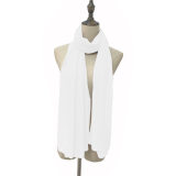 Muslim Style Scarfs Hijabs Monochrome Headscarf Silk Scarf For Women 006
