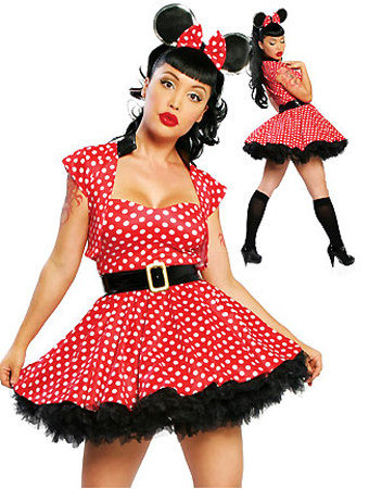 mini mourse costume dress m 4386