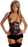 Well-designed women steampunk under bust corsets M1318