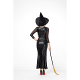 Halloween Witch Costume Queen Costume Cosplay Stage Sexy Uniform Dress DL40541