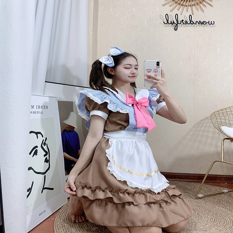 Lolita Clothes Maid Uniforms For Ladies Character Costume XH6234