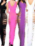 Four Colors Fashion Evening Bandage Bodycon Maxi Dress M3803