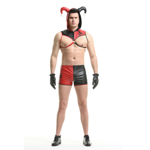 Halloween Cosplay Clown Halle KuiYin Costumes Men Party Demon XY82220