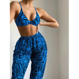 Three Piece Swimsuit Sex Bikini Sexy Leopard Print Designer Bikinis Sets S215