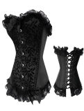 Floral Print Sexy Adult Lace Corset M1733d