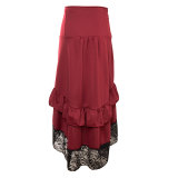 Asymmetric Vintage Victorian Skirts Plus Size M31706
