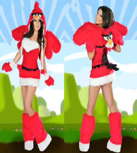 angry birds sexy christmas dress m1100