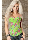 Floral Cowboy Corset with G-string M1852E