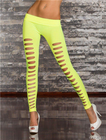 Fashion hollow out leggings 9116YW