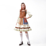 Adult Pastoral Cosplay Manor Farm Maid Costume Party Sexy Women Maid Dress YM8733