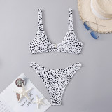 Two Piece Swimsuit Bikini Set Women Swimwear Leopard Sexy Bikini A2201