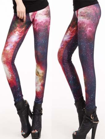 Ladies Stylish Galaxy Leggings 313