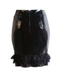 Sexy Black Tight Skirt Adult Dress M342