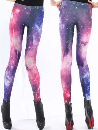Ladies Stylish Galaxy Leggings 338
