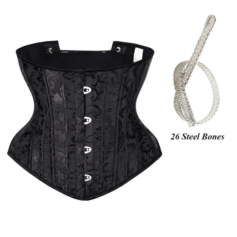 24 Steel Bones Underbust Slimming Waist Trainer Corset MS1524