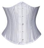 Polyester Steel Boned Hook Eye and Lace Up Closure Underbust Corset M1323