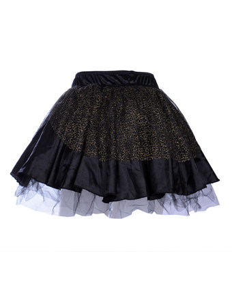 Black&Leopard Tutu Dress M43