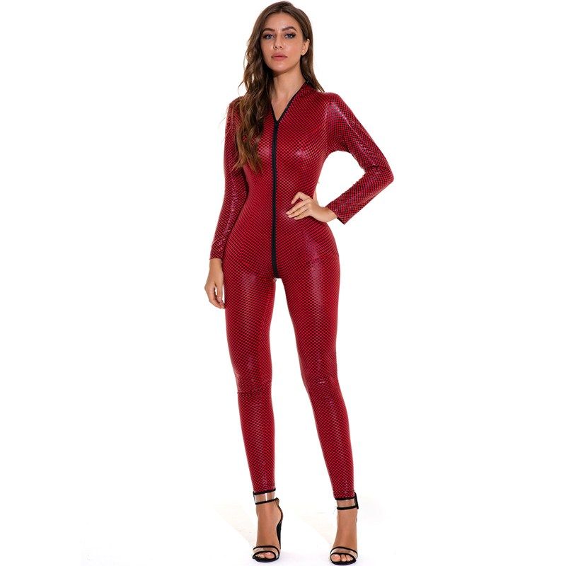 Snakeskin long-sleeved high-necked paragraph M7155A