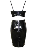 Two piece Leather Dress M7308