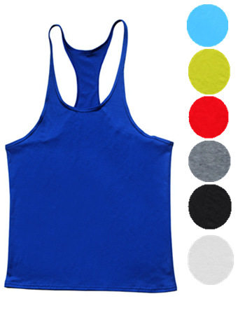 Gym Stringer Tank Top Men Bodybuilding Clothing Sport Vest M6100