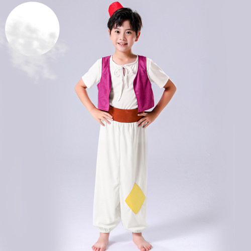 Children's Day Aladdin Magic Lamp Cosplay Aladdin Prince Costume YM5601