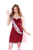 Vampire Halloween cosplay female zombie Dress M40713