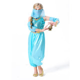 Princess Jasmine Dress Children's Indian Arabian Nights Aladdin Magic Lamp Costume YM5611