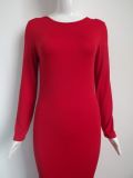 Fashion Top Red Long Evening Dress M2304c