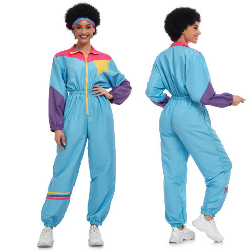 Halloween Vintage Party 70s 80s Rock Go Go Girl Disco Cosplay Costume SM033