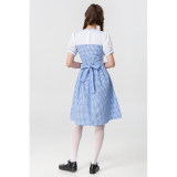 The Wizard Of Oz Cosplay Dorothy Adult Stage Costume Elise Maid Dress YM0915