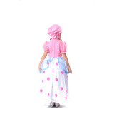 Halloween Children TV Costume Pink Polka Dot Princess Girl Pink Dress YM5827