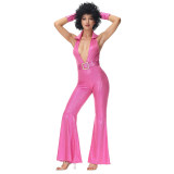 Hippy Hippie Disco Halloween Costume Party Performance Costume Cosplay MS5046