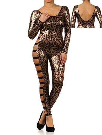 leapord sexy catsuit m7215