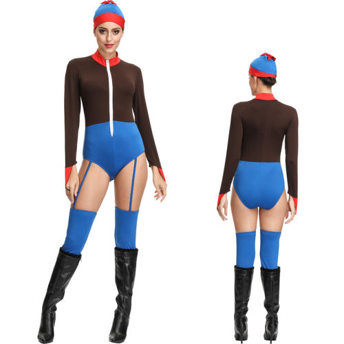 Sexy Funny Circus Clown Halloween Cosplay Costume M40669