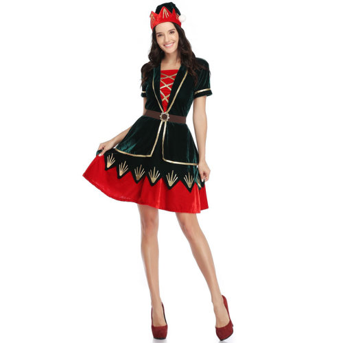 High Quality Sexy Santa Dress Women Mrs Christmas Costume M11938