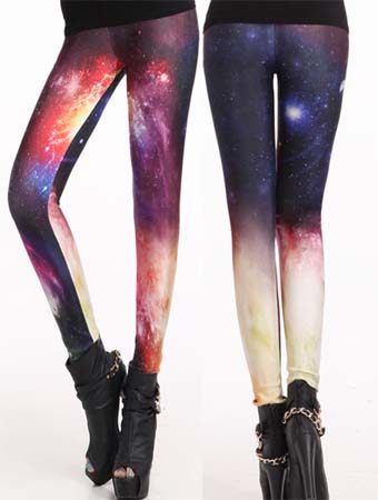 Ladies Stylish Galaxy Leggings 322