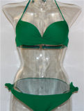 Luxury pure color ladies bikini M5355a