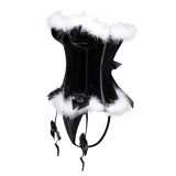 Plus Size Sexy Christmas Velvet Corset Top M1440