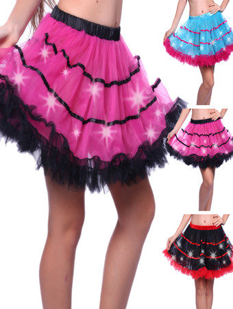 Two color light up tutu skirt S020