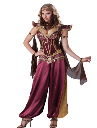 four-piece sexy indian dance costumes m4847