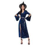 Halloween Maleficent Witch Cosplay Costume Dark Female Devil Costume SL3387