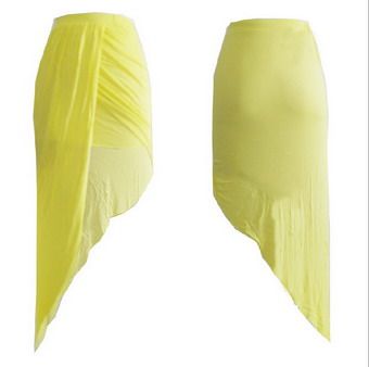 Sexy Adult Yellow Fsshion Dress M3907f