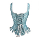 Pink Bustier Top Waist Trainer Lingerie Women Sexy Slim Underwear Corset WK2210