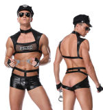 Police Uniforms Nightclub Erotic Costumes Cosplay Mesh Underwear 20201