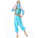 Princess Jasmine Dress Children's Indian Arabian Nights Aladdin Magic Lamp Costume YM5611