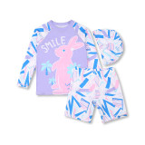 Girls Hot Spring Swimsuit Cute Sports Swimsuit Rabbit Split Long Sleeve Swimsuit KF210