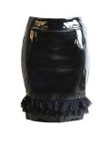 Sexy Black Tight Skirt Adult Dress M342